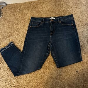 20. LOFT cutoff blue jeans